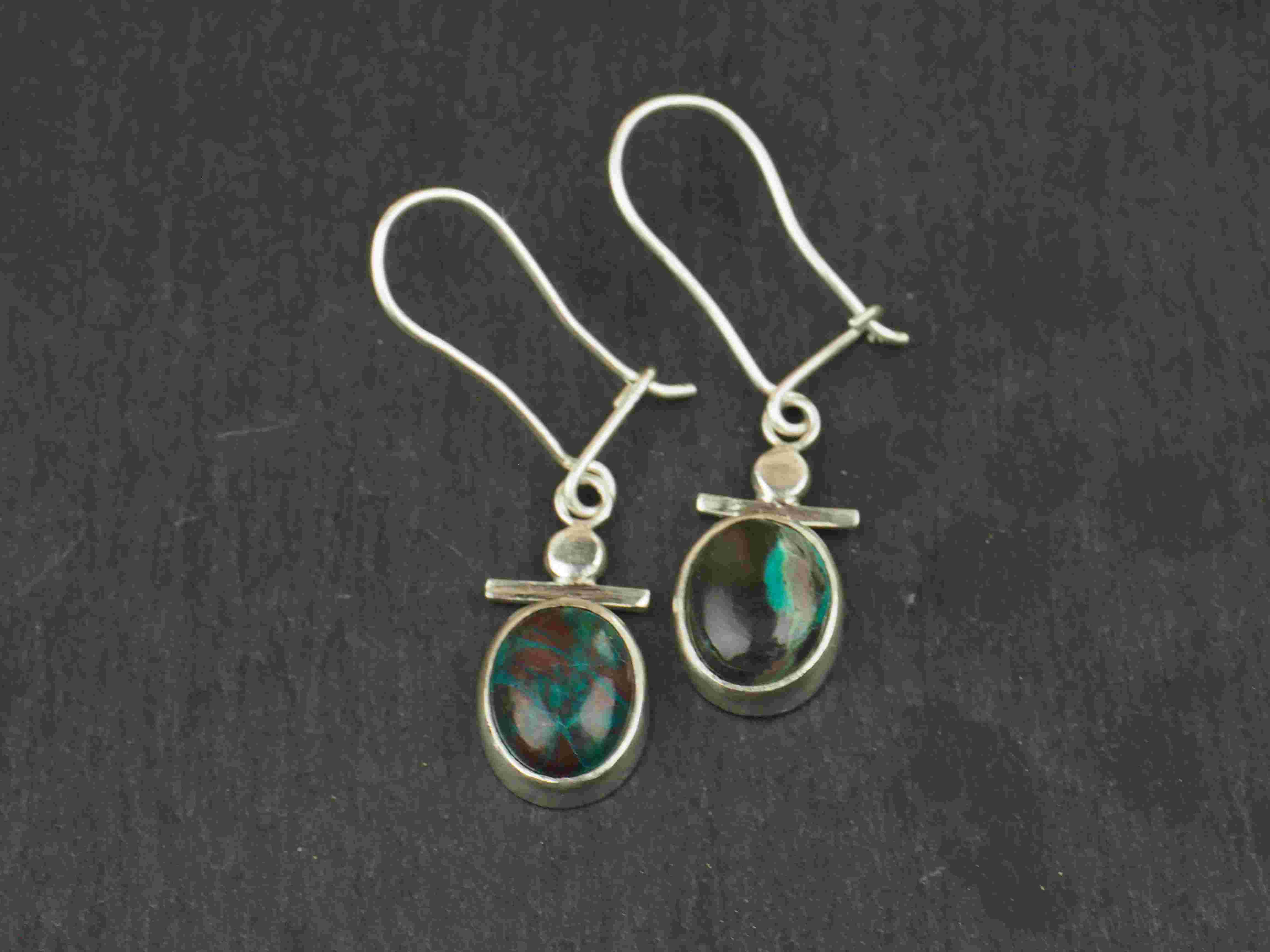 Chrysocolle et argent - 80 euros